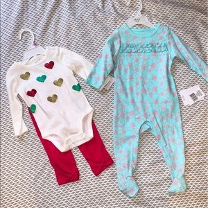 Baby girl clothes NWT 9mo